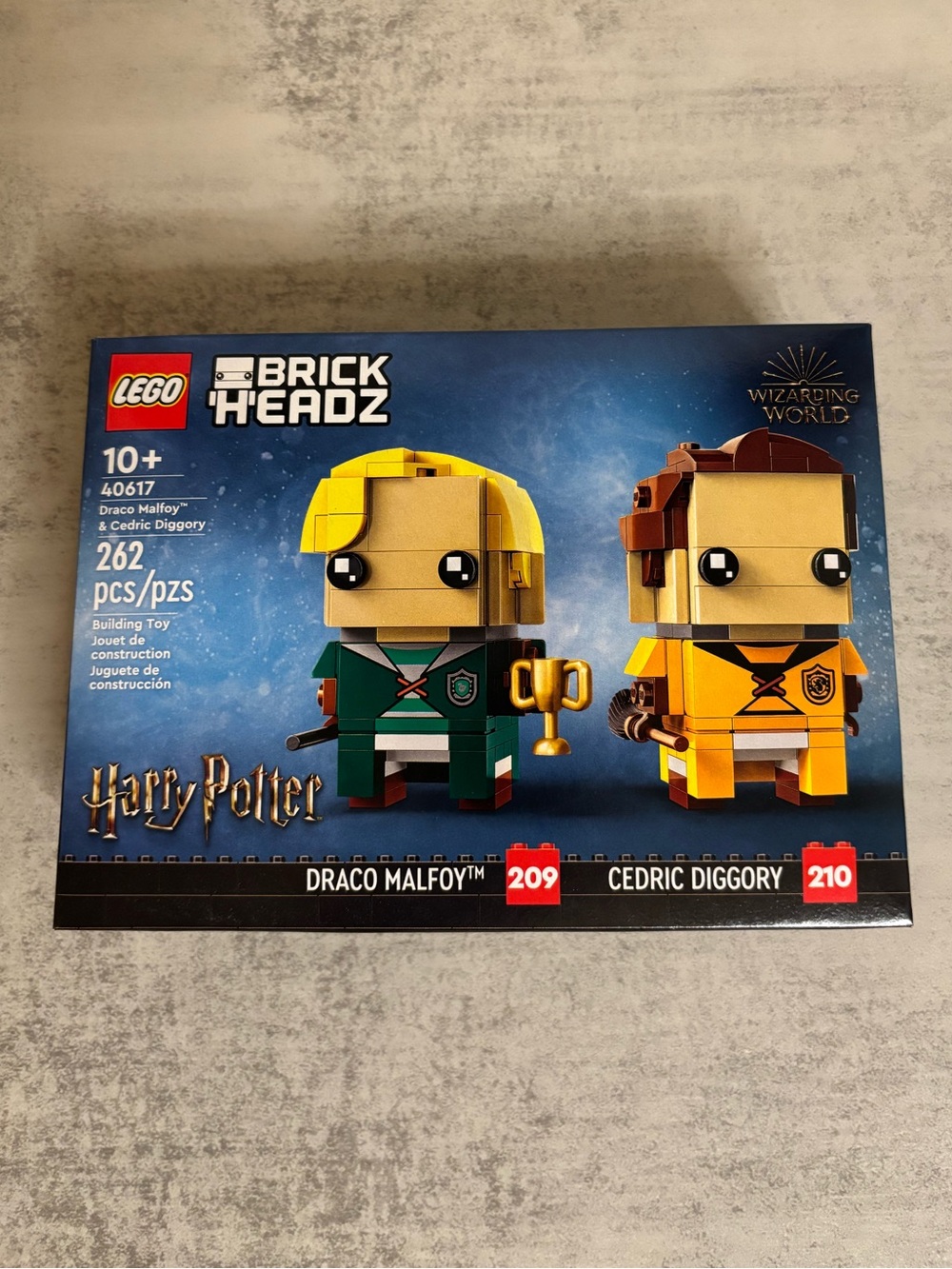 Lego Harry Potter BrickHeadz Draco Malfoy & Cedric Diggory Set (#40617)
